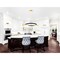Cwi Lighting Deux Lunes LED Chandelier With Sun Gold & Black Finish 1215P37-2-625 - alternate 6